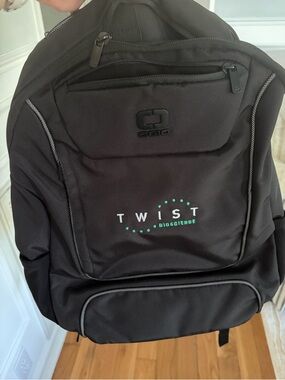 BRAND NEW WITH TAGS OGIO Black Twist Bioscience Branded Backpack
